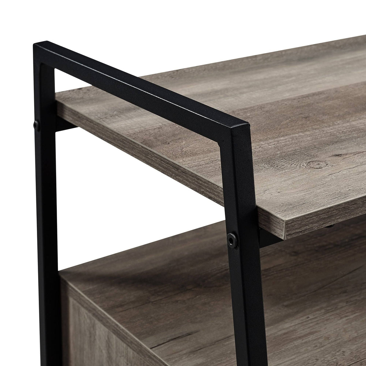 52-Inch Modern TV Stand Console Dark Walnut N58703