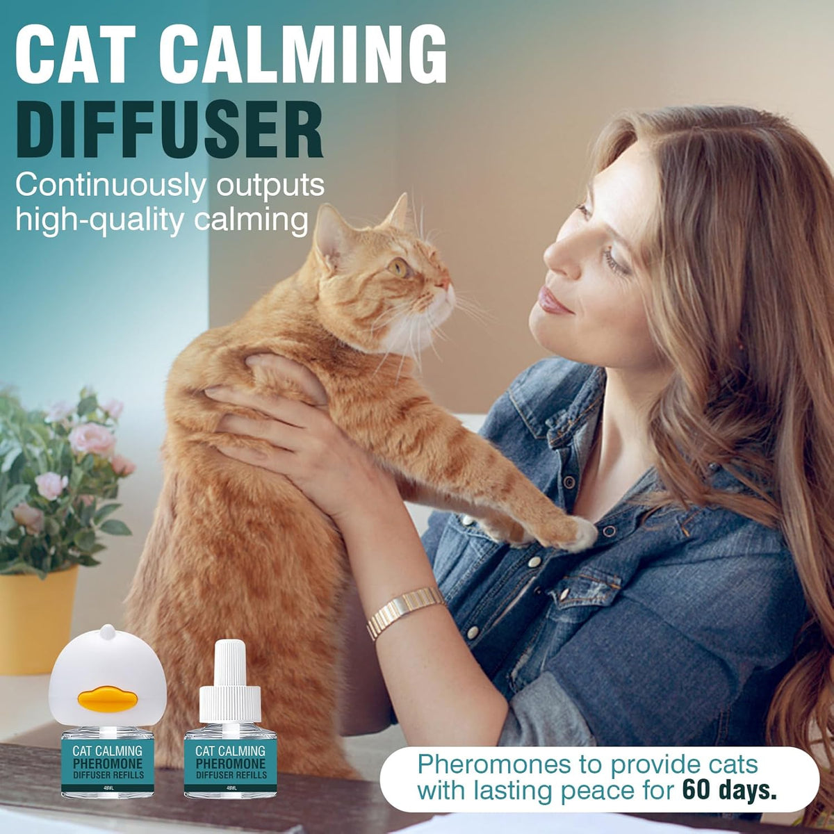 Cat Calming Pheromone Diffuser 48ml Refill B5771