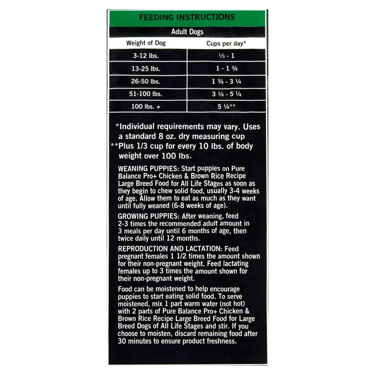 Large Breed Chicken & Brown Rice Recipe Dry Dog Food P6876