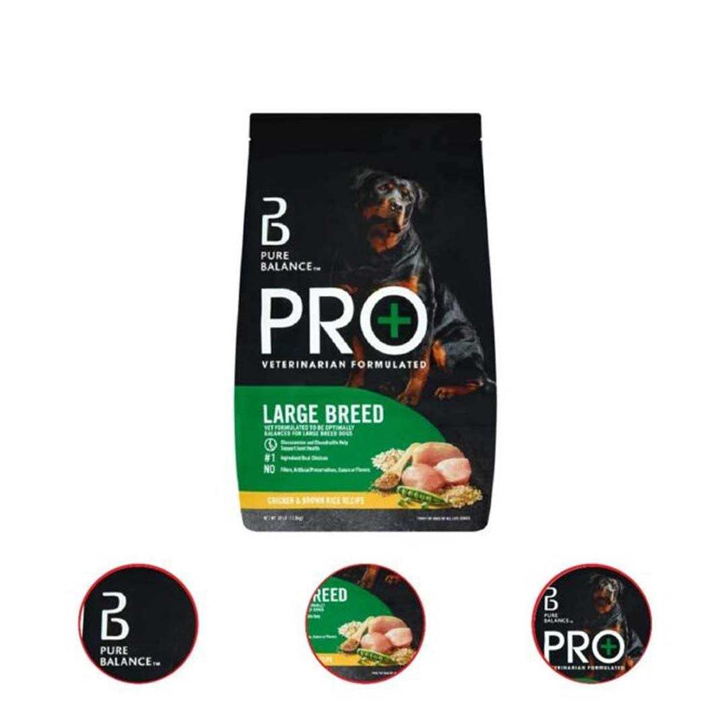 Large Breed Chicken & Brown Rice Recipe Dry Dog Food P6876