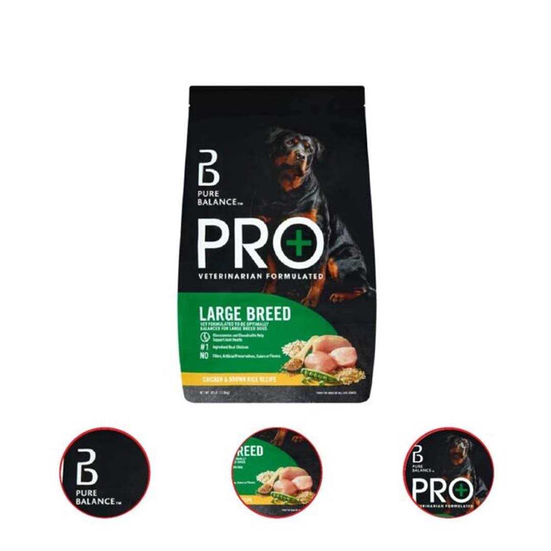 Large Breed Chicken & Brown Rice Recipe Dry Dog Food P6876
