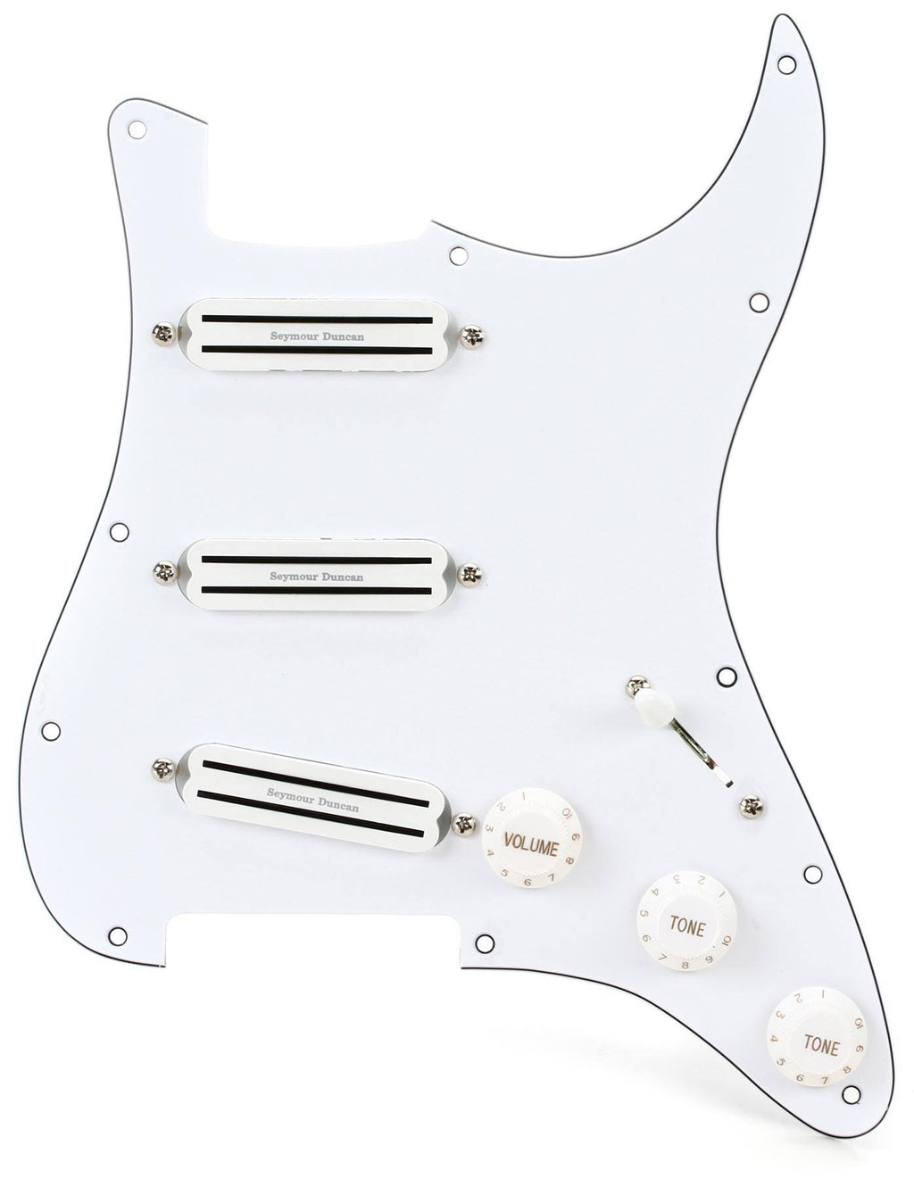 White Loaded Pickguard E8362