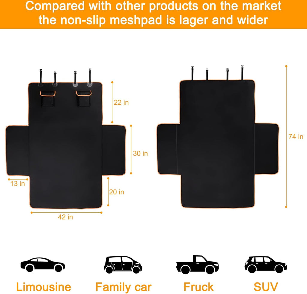 Waterproof Nonslip Pet Cargo Cover Liner Pack of 2 U524