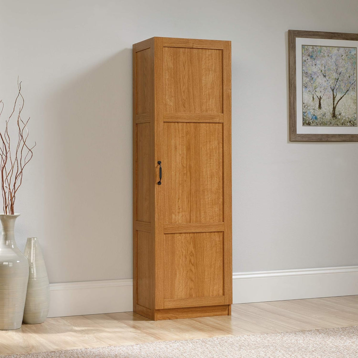 Oak Storage Cabinet J434