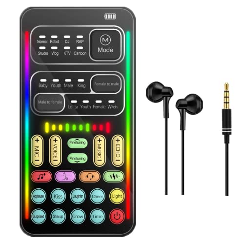 Portable Voice Changer Sound Card V385112