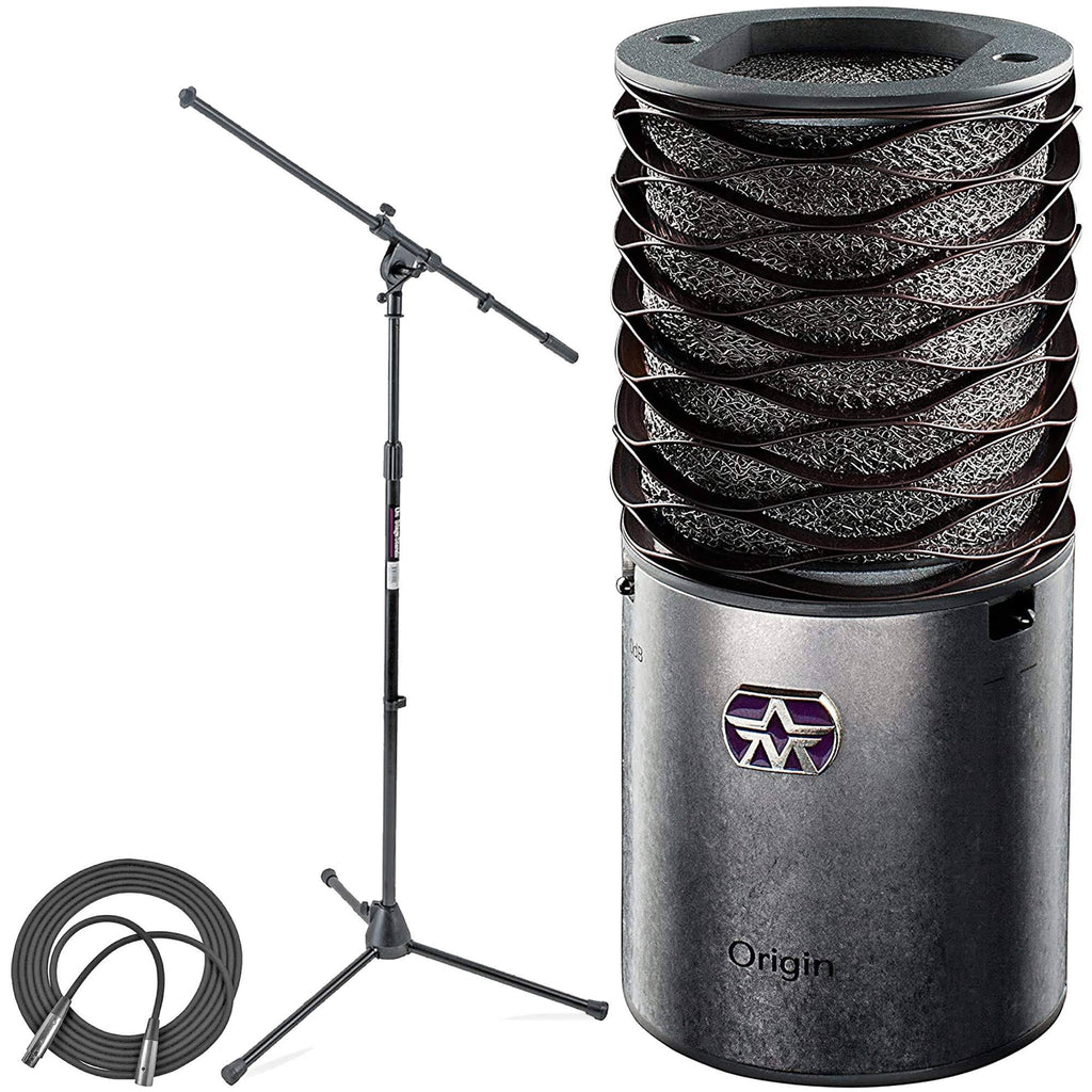 Large Diaphragm Cardioid Condenser Microphone with Boom Mic Stand and Mic Cable X66750