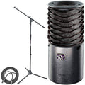 Large Diaphragm Cardioid Condenser Microphone with Boom Mic Stand and Mic Cable X66750