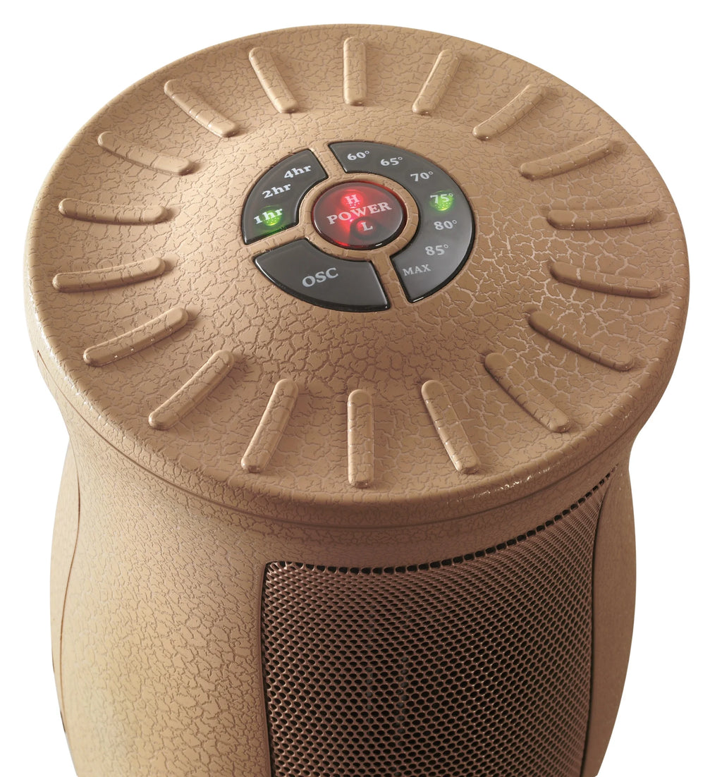 16" 1500W Ceramic Electric Space Heater, Beige V8243