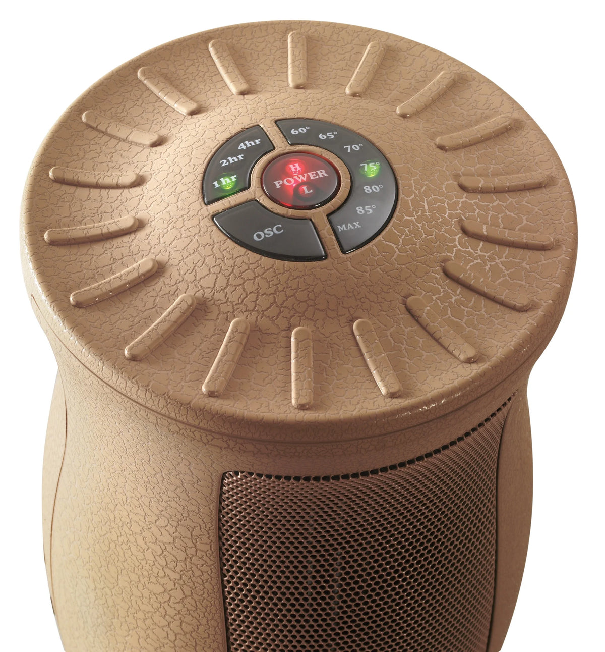 16" 1500W Ceramic Electric Space Heater, Beige V8243