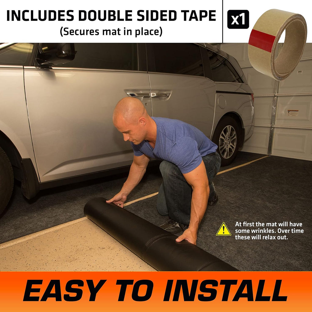 Charcoal XL Garage Floor Mat (22' x 8'10") Z8578