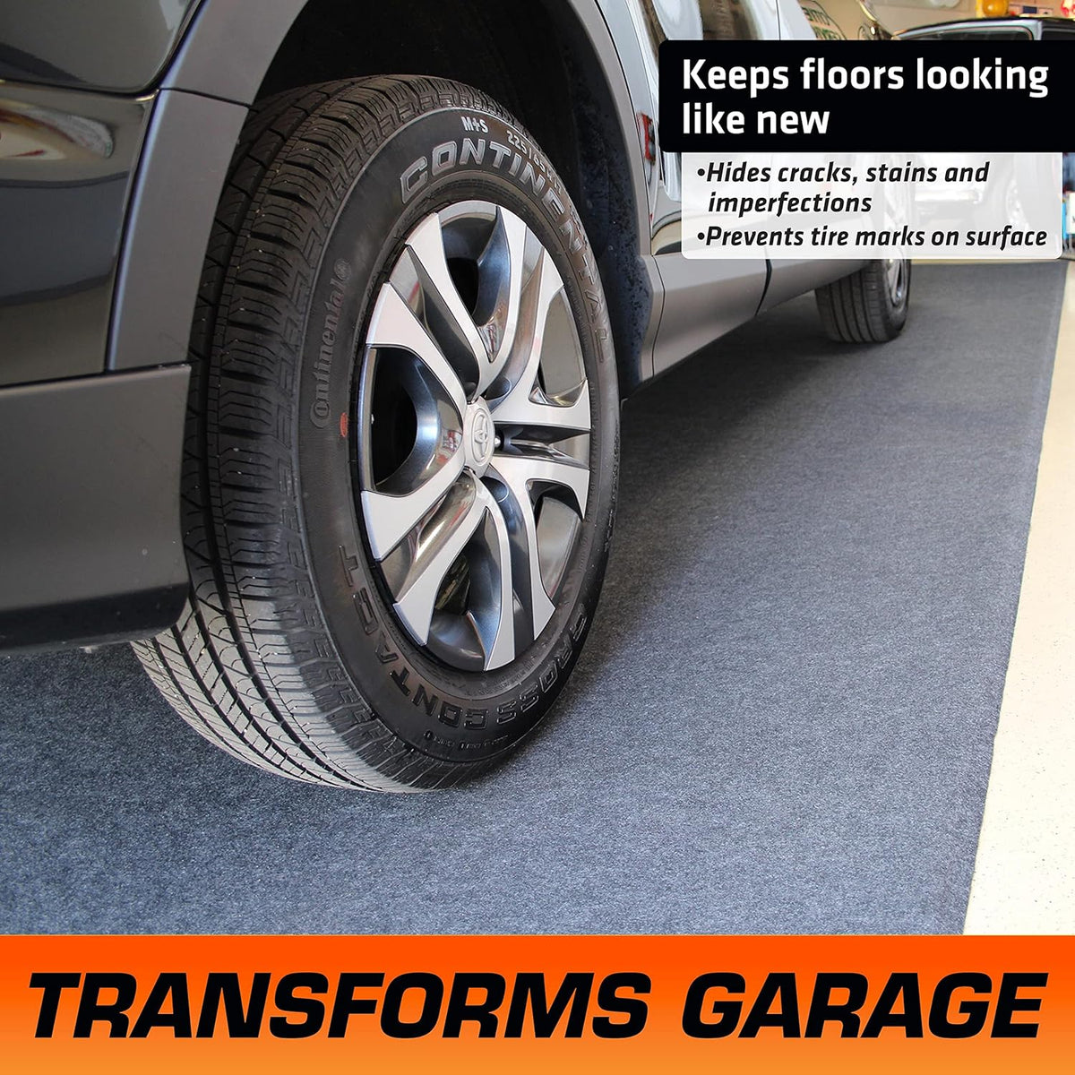 Charcoal XL Garage Floor Mat (22' x 8'10") Z8578