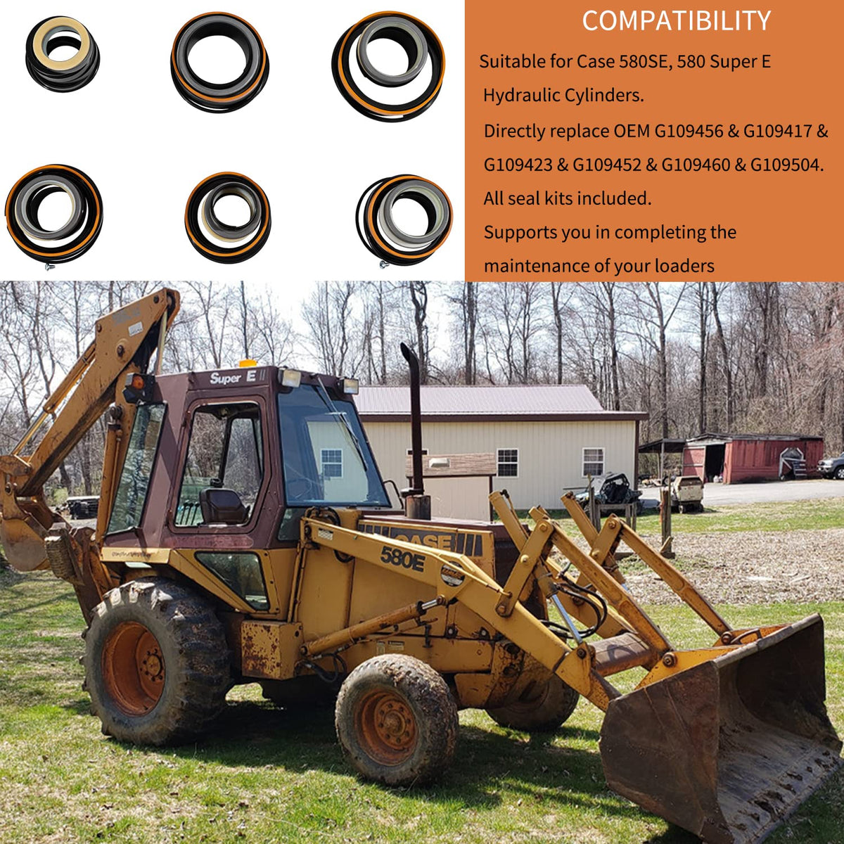 Hydraulic Cylinder Seals Kit E105160