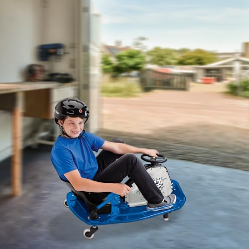 Blue 12 MPH Drifting Cart with 40 Min Ride Time O72385