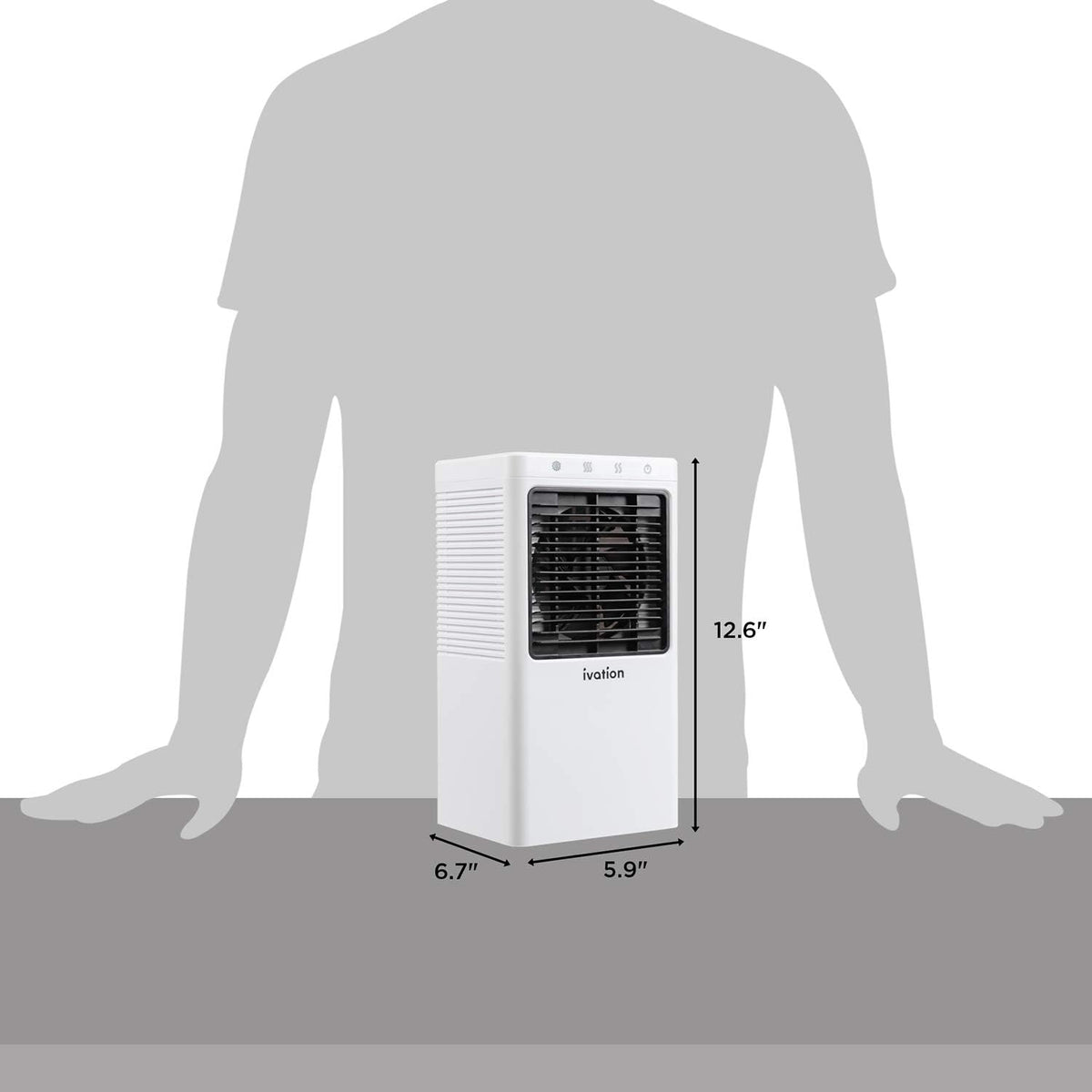 Mini Air Cooler with 2-Speed Fan R1595