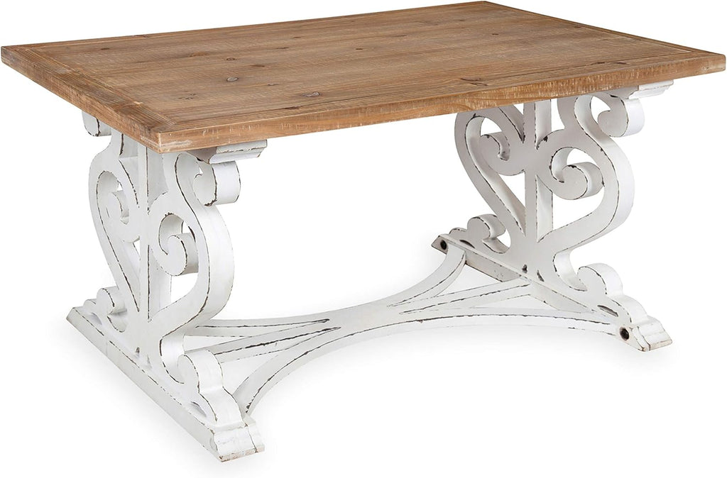 Rustic Carved Coffee Table H11000