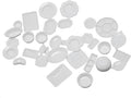 34Pcs Plates Set Miniature Dollhouse Kitchen Accessory D127170