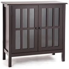 Glass Door Sideboard Console Storage Cabinet W532343