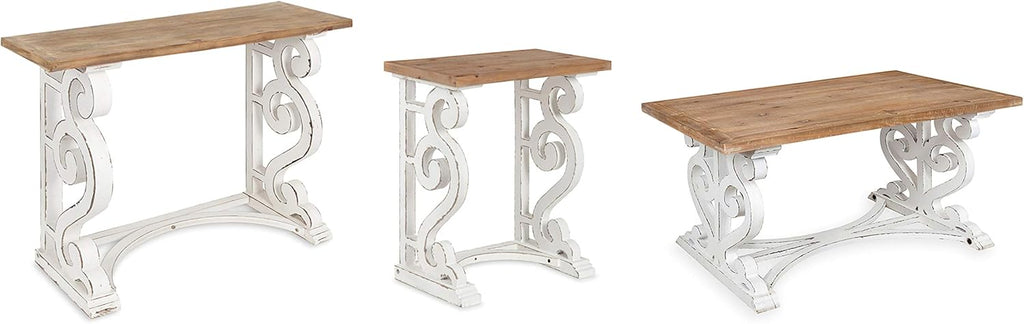 Rustic Carved Coffee Table H11000