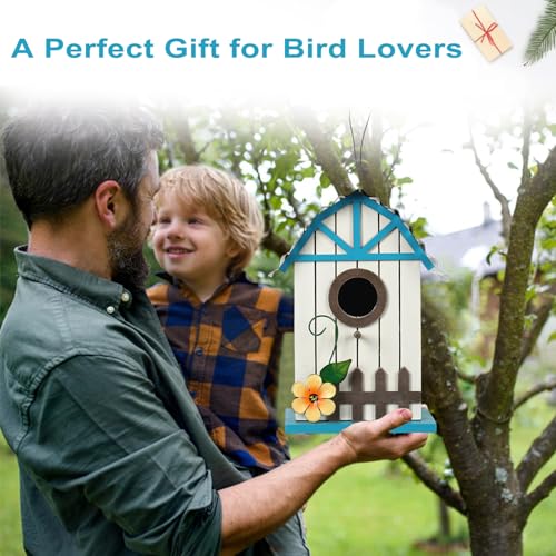 Blue Bird Houses Wooden Bird Nesting Box X889