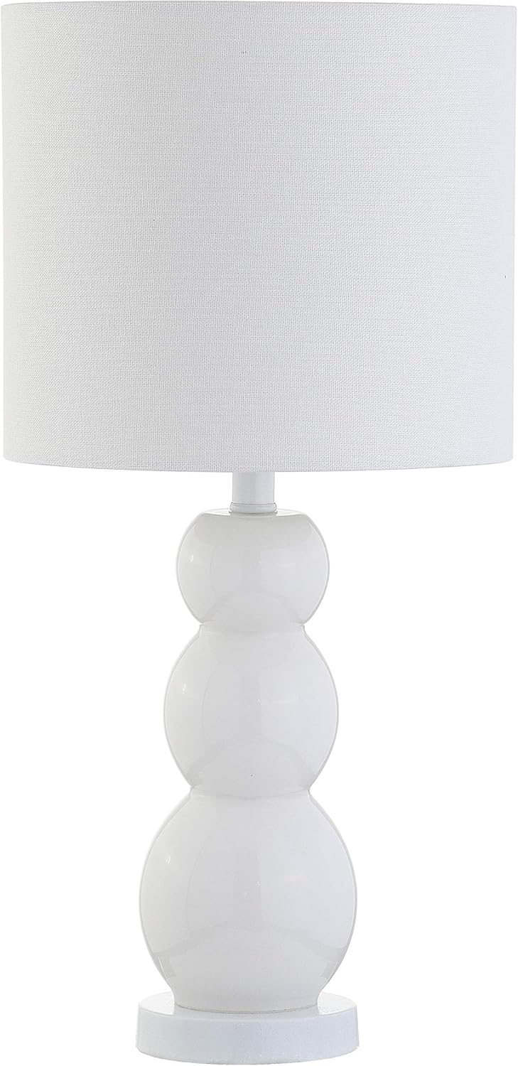 White Glass 19-inch Table Lamp H54929