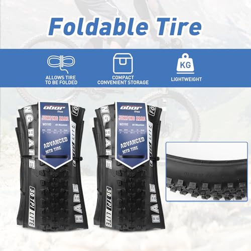 2 Pack 26" 27.5" 29" Mountain Bike Tire W331