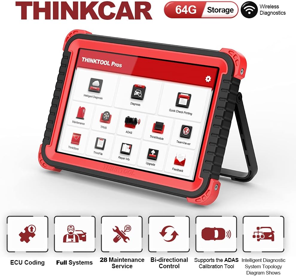 Bi-Directional Full Systems Diagnostic Scan Tool with 31+ Reset Functions W733917
