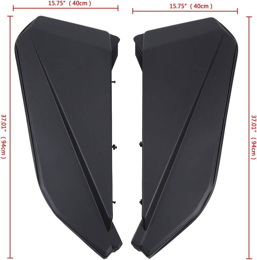 Black 2 Door Lower Door Panels Inserts Kit M189561