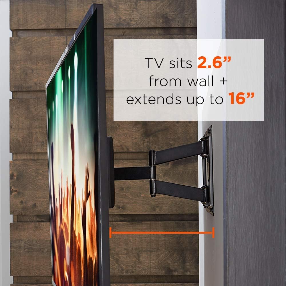 Full Motion Articulating TV Wall Mount Bracket for TVs Up to 75" Y73454