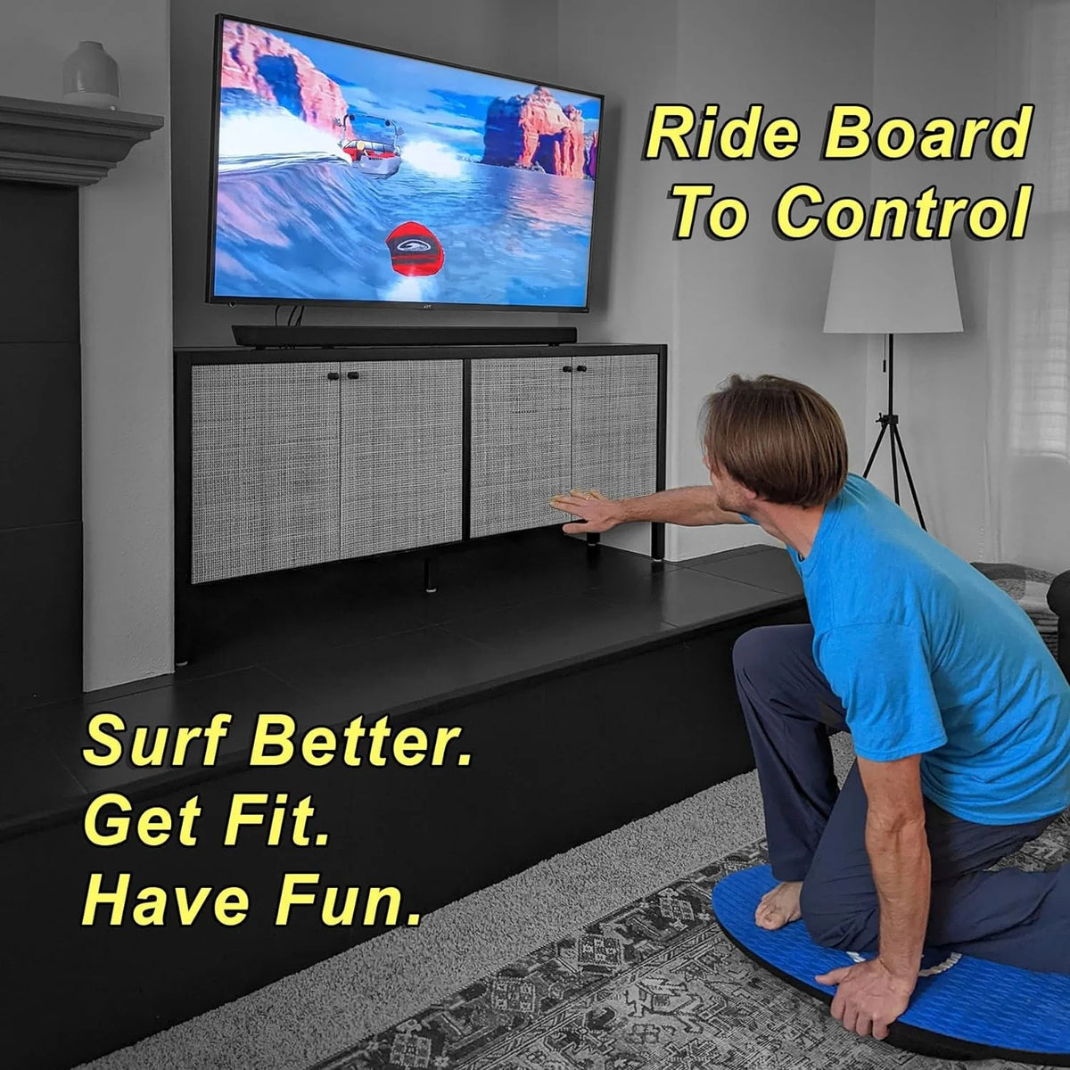 Wakesurf Balance Board with Phone Mount Z810