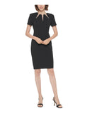 Cutout Knee-Length Sheath Dress W244