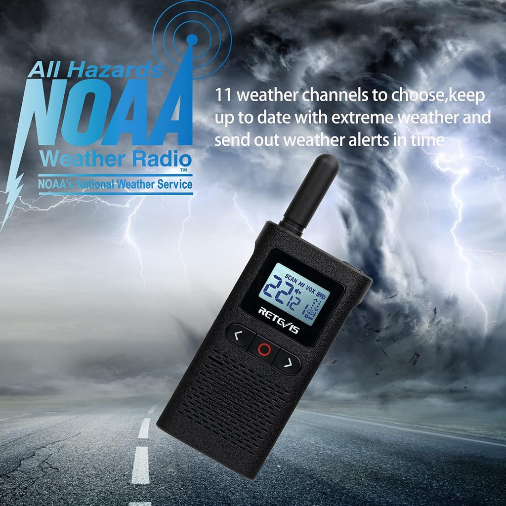 4 Pack Rechargeable Two Way Radio with Screen O61127
