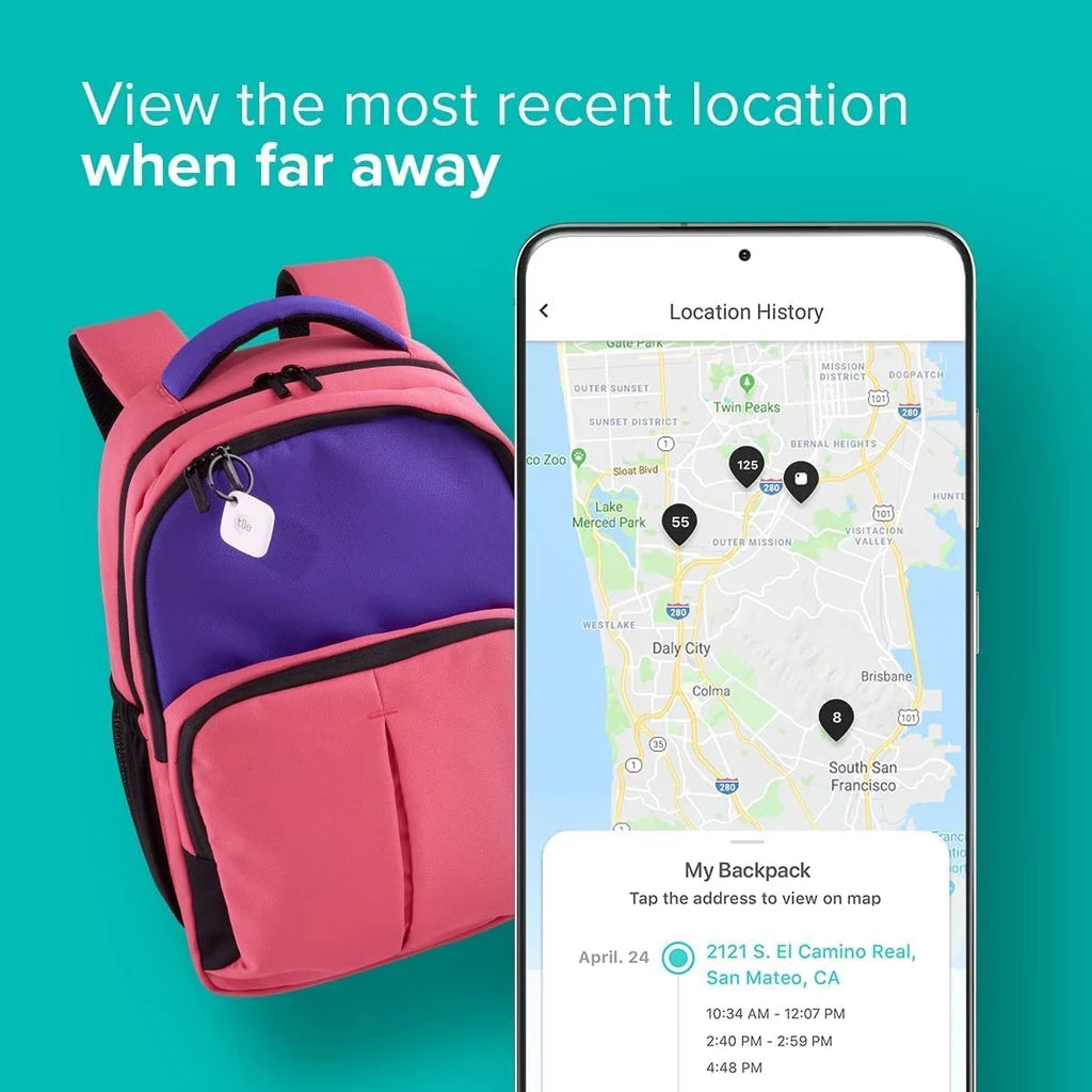 White & Black Bluetooth Tracker and Item Locator Q984628