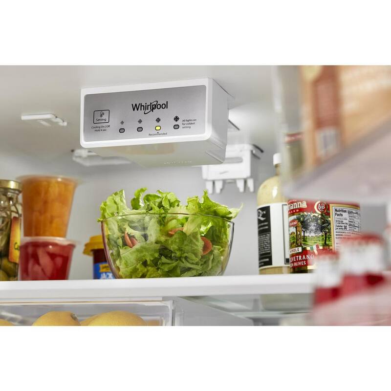 10.0 cu. ft. White Top Freezer Refrigerator S609