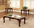3 Piece Table Set, Dark Oak O2434
