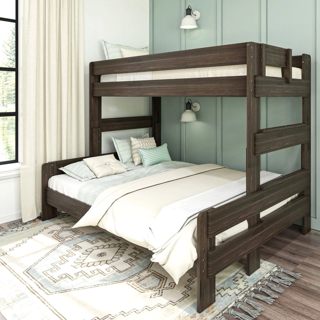 Twin XL Over Queen Platform Bed Frame O16975