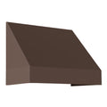 4.375 ft Fixed Awning Acrylic Fabric, Brown E931