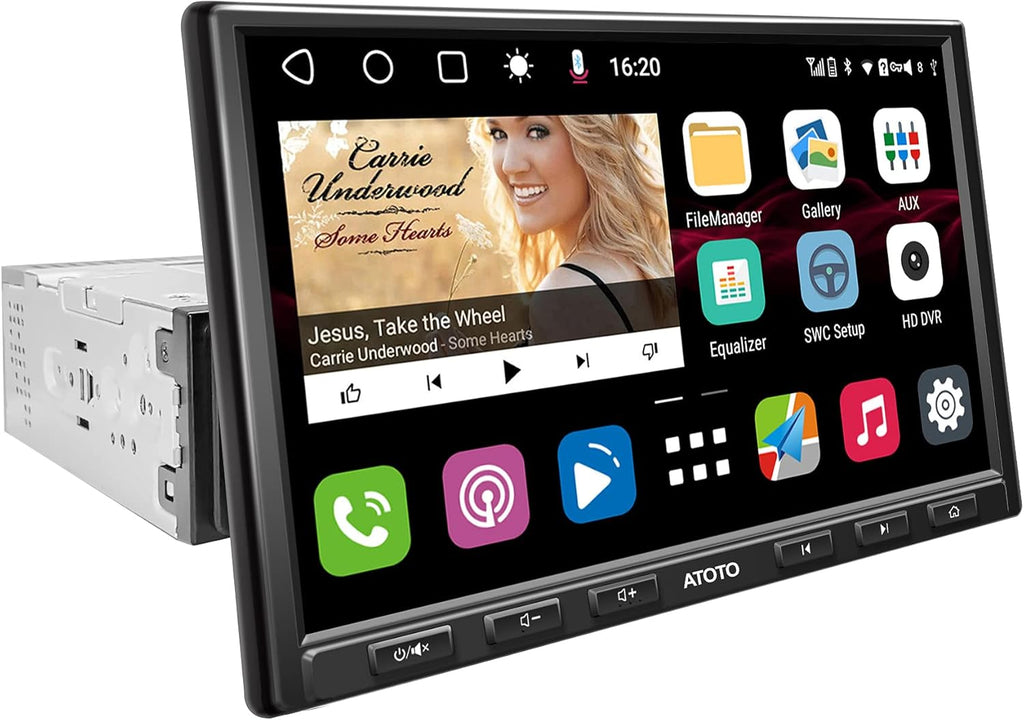 10.1inch QLED Display in-Dash Video Receiver with Wireless Carplay & Android Auto E38460