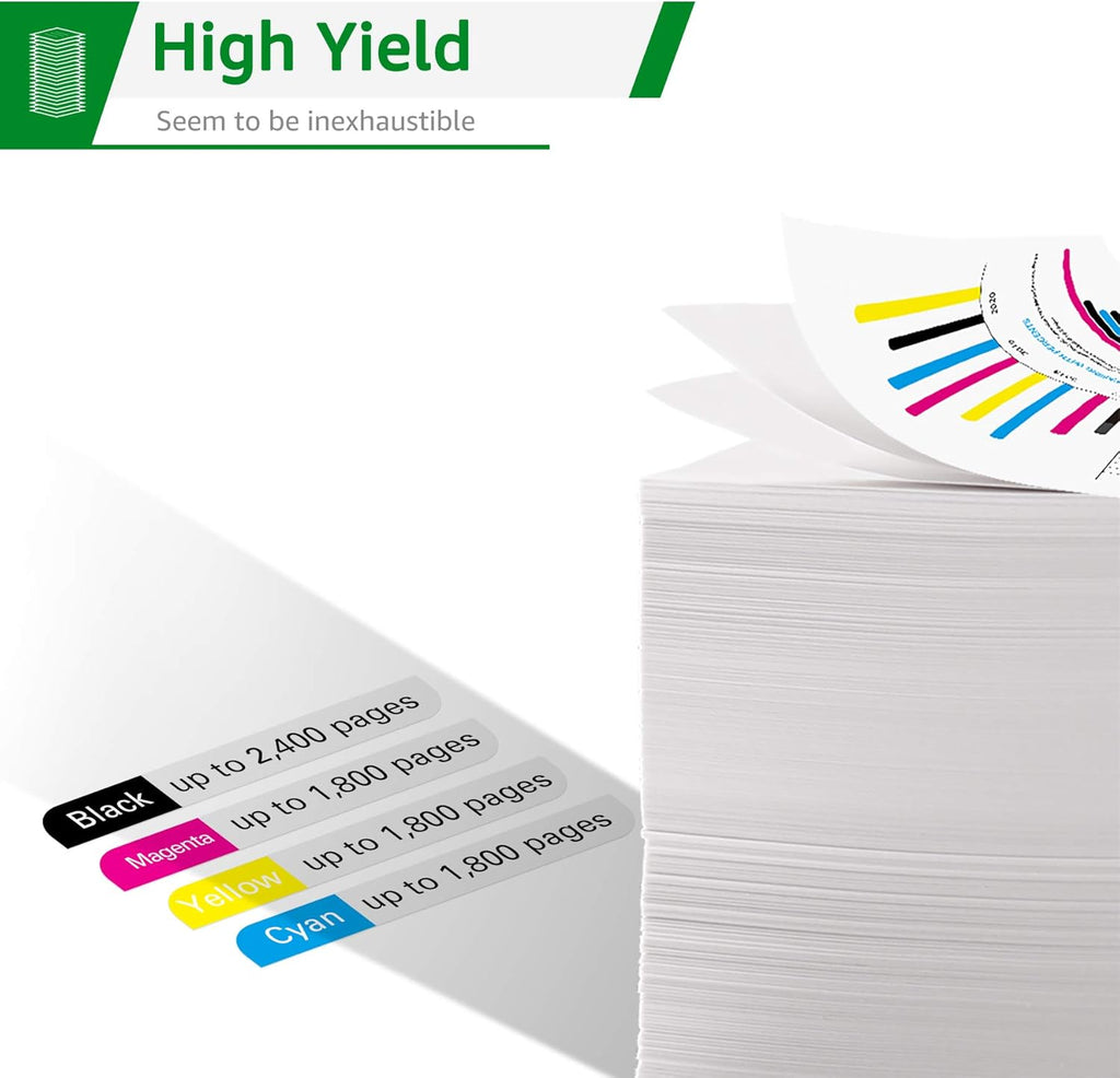 Compatible Toner Cartridge 5-Pack Black Cyan Yellow Magenta E9311