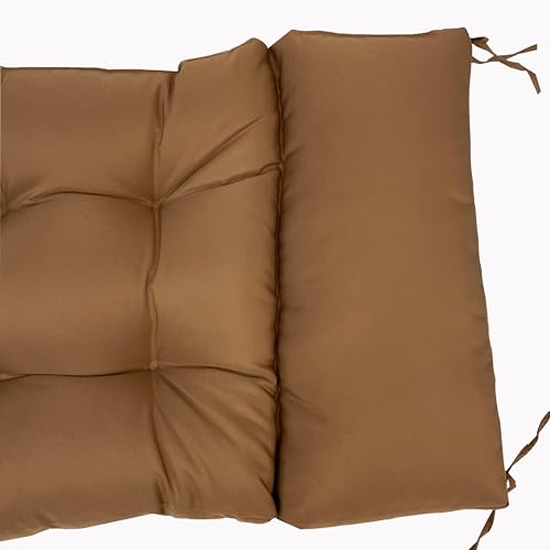 Water Resistant High Back Chair Cushion with Ties Y8687