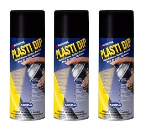 Matte Black Rubber Spray B5282