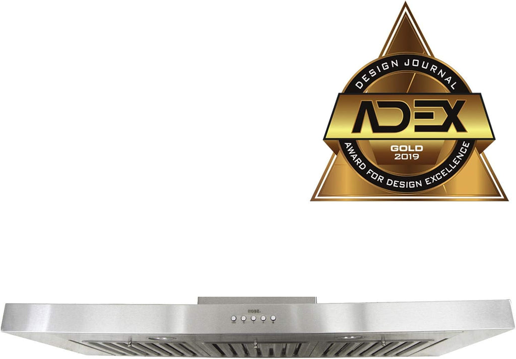 36-inch Under Cabinet Range Hood, 3-Speed, 750 CFM, Baffle Filters P143