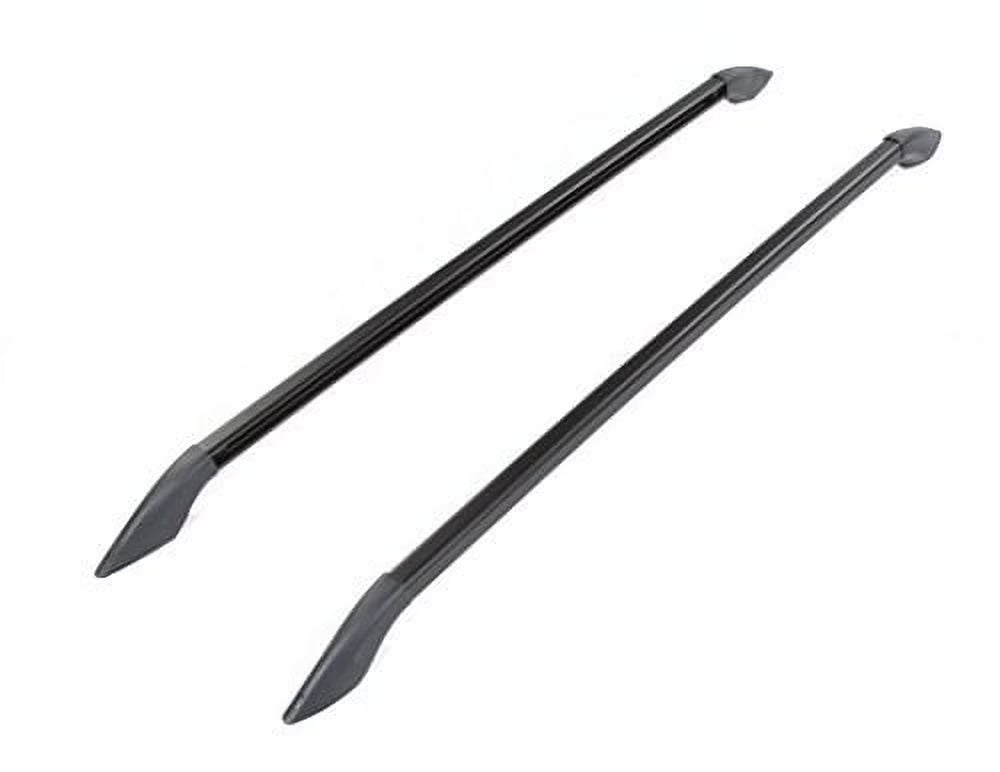 Black 58" Long Drill-in Installation Roof Rail I3834
