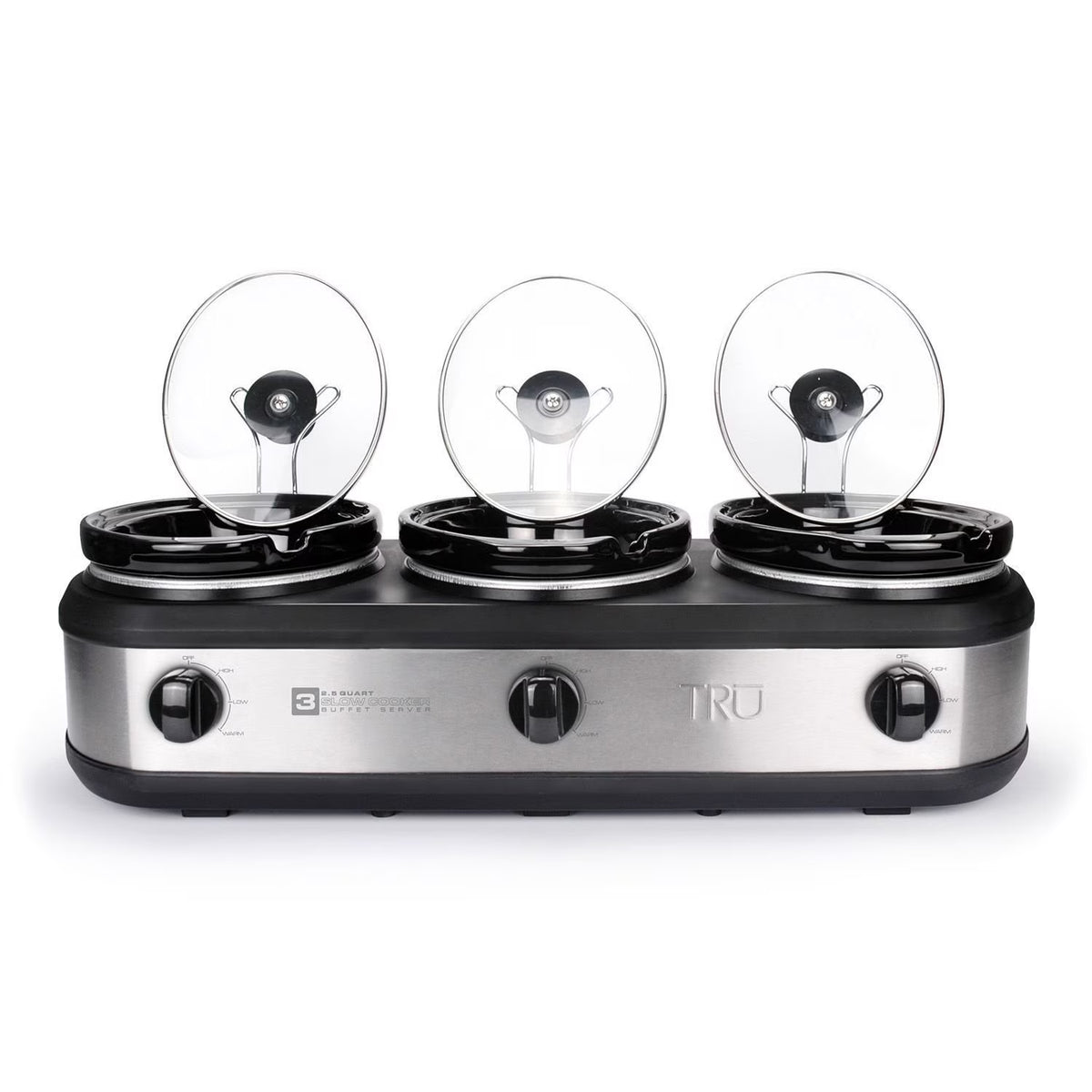 3-Crock Pot Buffet Slow Cooker Set U470