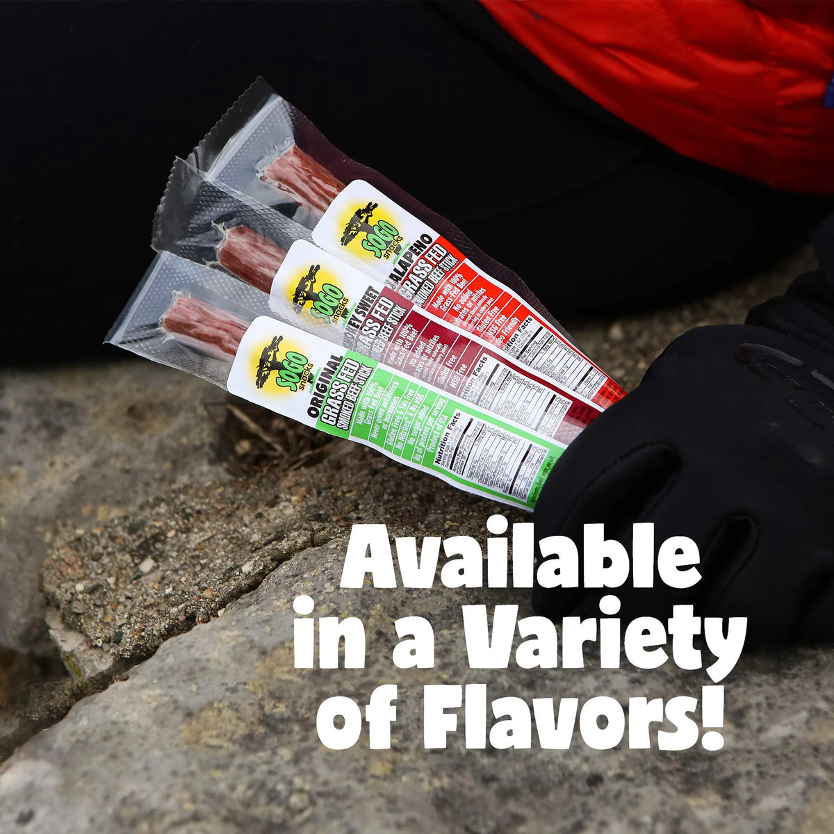 Beef Sticks Variety Pack 72-Count 1-oz Q512610