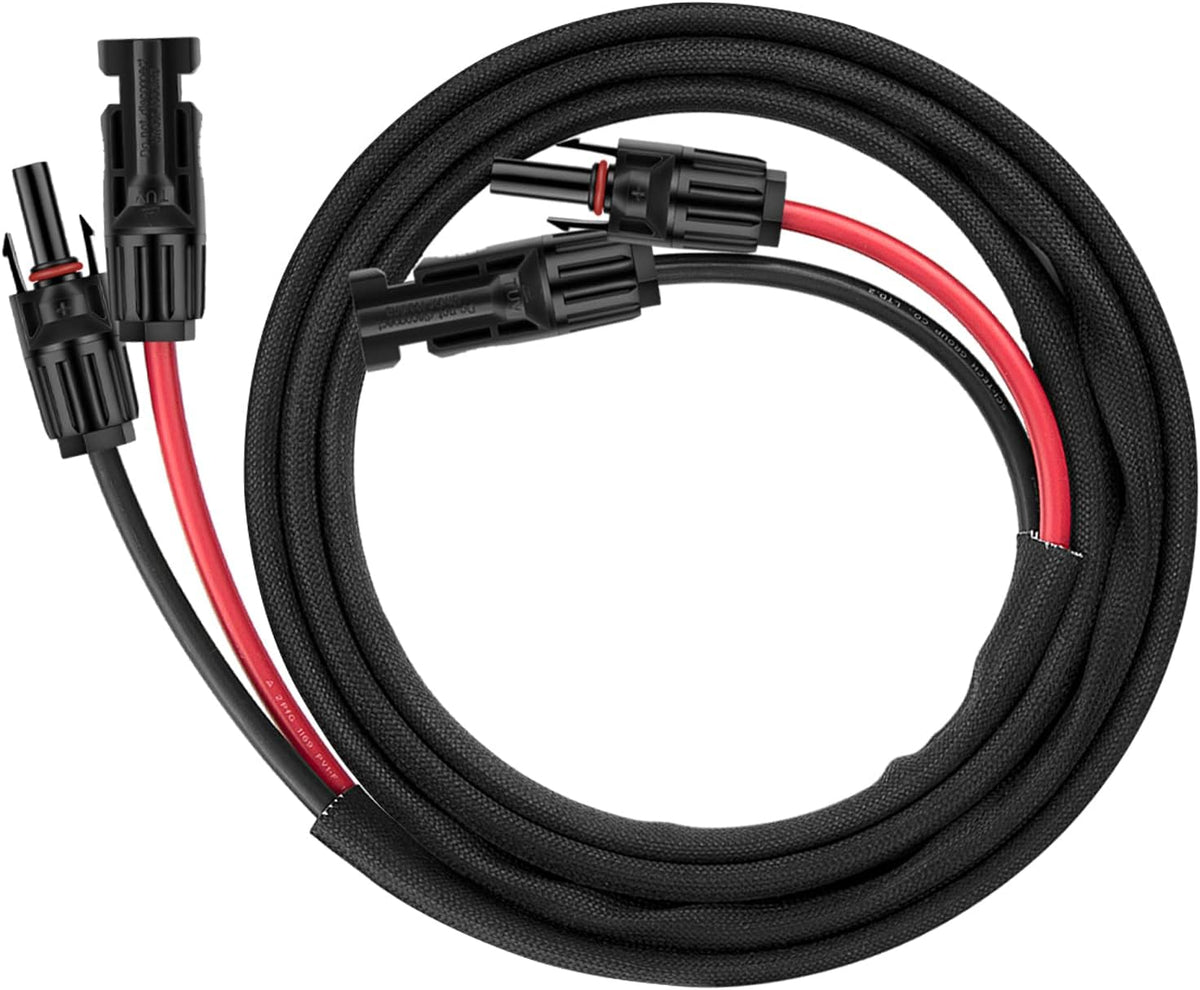 6FT 10AWG Solar Extension Cable with Female and Male Connector P544310