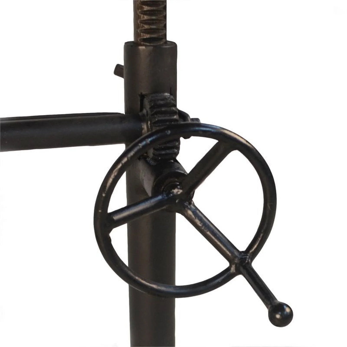 Adjustable Sit or Stand Desk Elm Black O3312