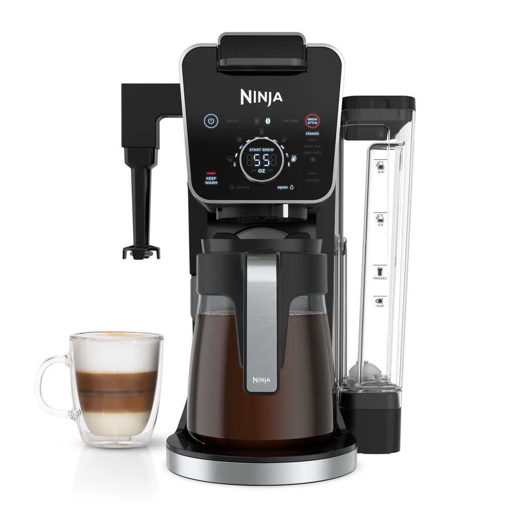 Single-Serve 12-Cup Glass Carafe Coffee Maker L2914