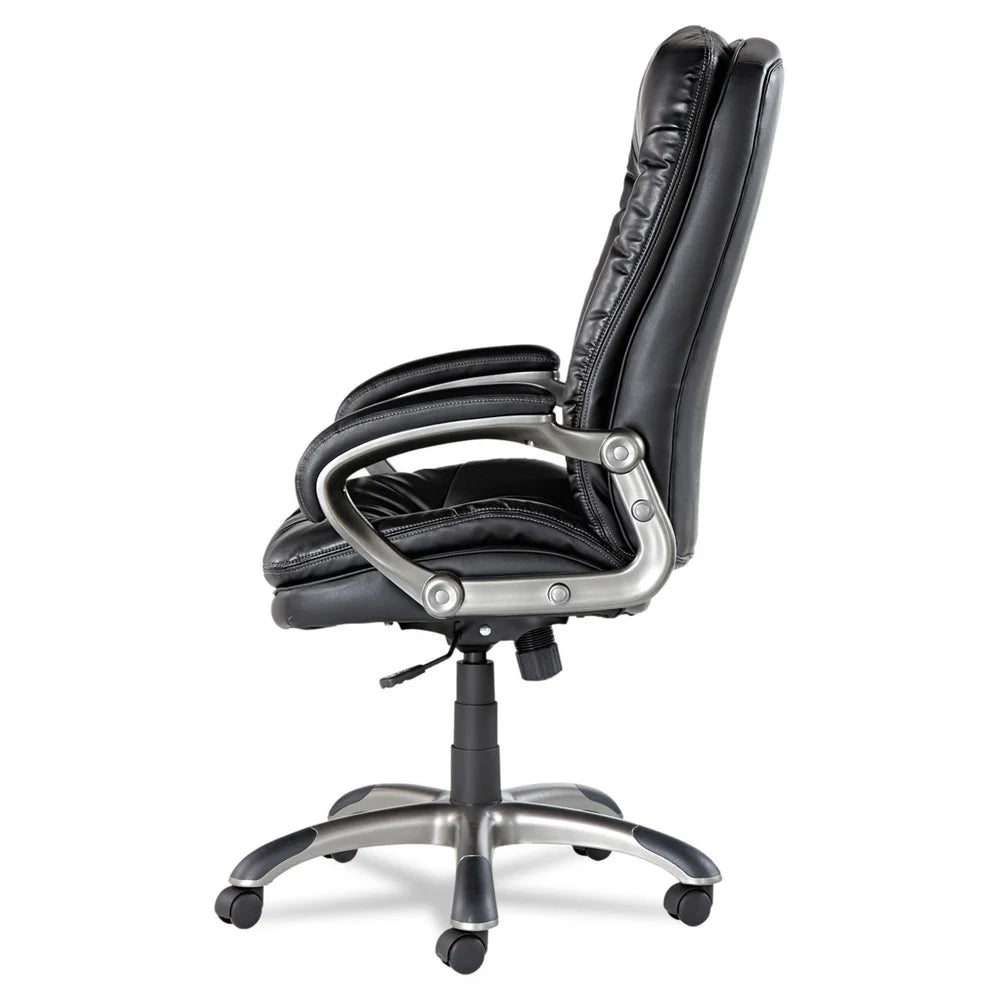 Black Bonded Leather High-Back Executive Swivel Chair O367