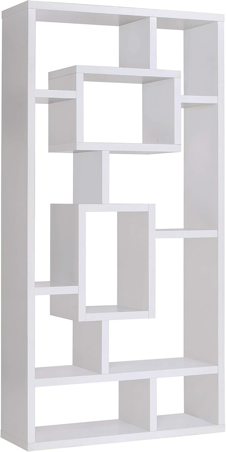 10-Shelf Bookcase, Cappuccino N43723