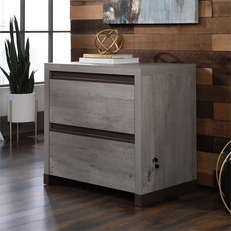 Contemporary Engineered Wood Lateral File in Mystic Oak D3996